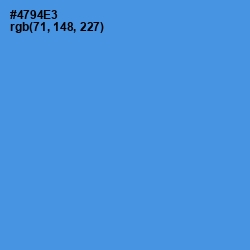 #4794E3 - Havelock Blue Color Image