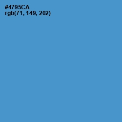 #4795CA - Havelock Blue Color Image