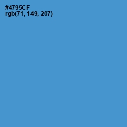 #4795CF - Havelock Blue Color Image