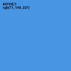 #4795E3 - Havelock Blue Color Image