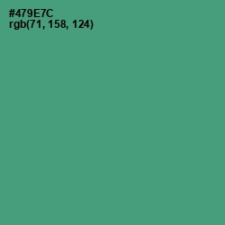 #479E7C - Viridian Color Image