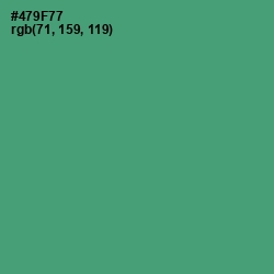 #479F77 - Viridian Color Image