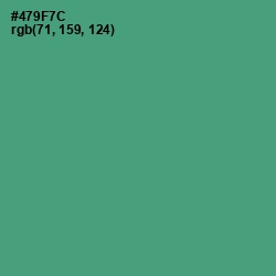 #479F7C - Viridian Color Image