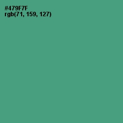 #479F7F - Viridian Color Image