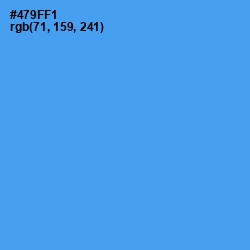 #479FF1 - Picton Blue Color Image