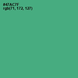 #47AC7F - Ocean Green Color Image