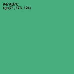 #47AD7C - Ocean Green Color Image