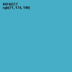 #47AEC7 - Shakespeare Color Image