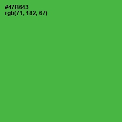#47B643 - Chateau Green Color Image