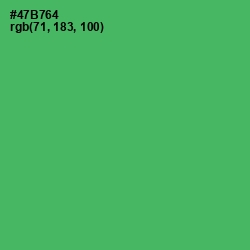 #47B764 - Chateau Green Color Image