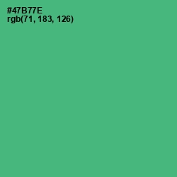 #47B77E - Ocean Green Color Image