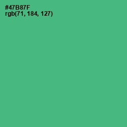 #47B87F - Ocean Green Color Image