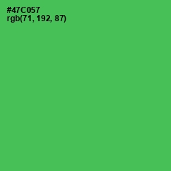 #47C057 - Emerald Color Image