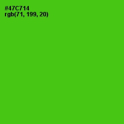 #47C714 - Bright Green Color Image