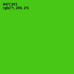 #47C815 - Bright Green Color Image