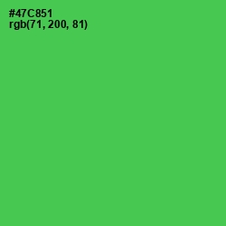 #47C851 - Emerald Color Image