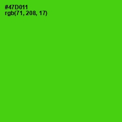 #47D011 - Bright Green Color Image