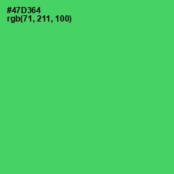 #47D364 - Emerald Color Image