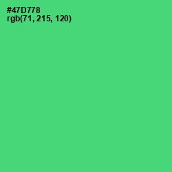 #47D778 - Emerald Color Image