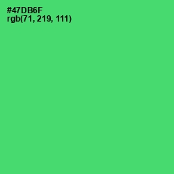 #47DB6F - Emerald Color Image