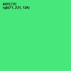 #47E77C - Emerald Color Image