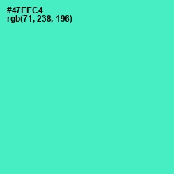 #47EEC4 - Downy Color Image
