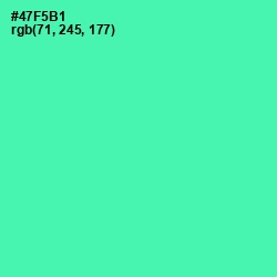 #47F5B1 - De York Color Image