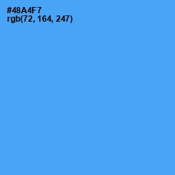 #48A4F7 - Picton Blue Color Image