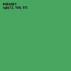 #48A661 - Chateau Green Color Image
