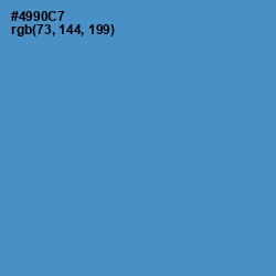 #4990C7 - Havelock Blue Color Image