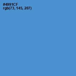 #4991CF - Havelock Blue Color Image