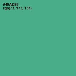#49AD89 - Breaker Bay Color Image