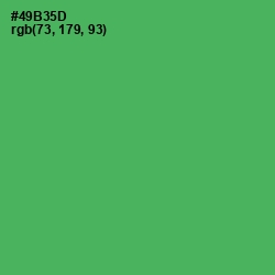 #49B35D - Chateau Green Color Image