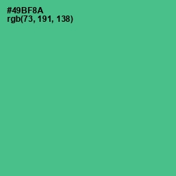 #49BF8A - Breaker Bay Color Image