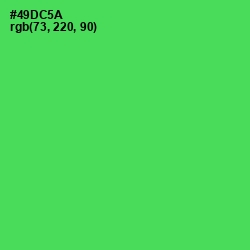 #49DC5A - Emerald Color Image