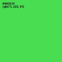 #49DE51 - Emerald Color Image