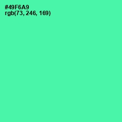 #49F6A9 - De York Color Image