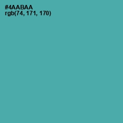 #4AABAA - Tradewind Color Image