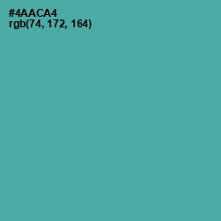#4AACA4 - Tradewind Color Image