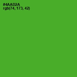 #4AAD2A - Apple Color Image