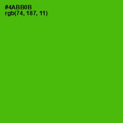 #4ABB0B - Christi Color Image