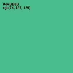 #4ABB8B - Breaker Bay Color Image