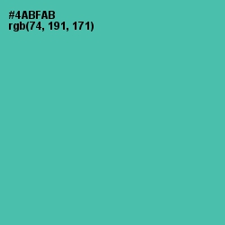 #4ABFAB - Tradewind Color Image