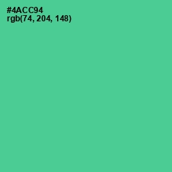 #4ACC94 - De York Color Image