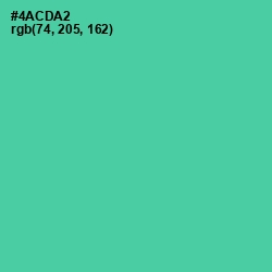 #4ACDA2 - De York Color Image