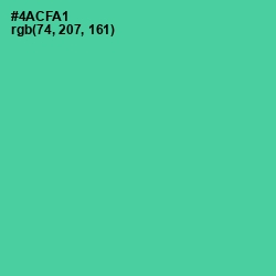 #4ACFA1 - De York Color Image