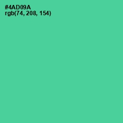 #4AD09A - De York Color Image