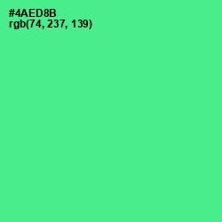 #4AED8B - De York Color Image