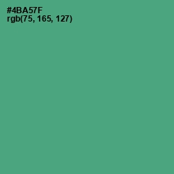 #4BA57F - Ocean Green Color Image