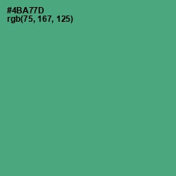#4BA77D - Ocean Green Color Image
